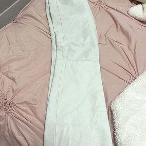 White Leather Pants
